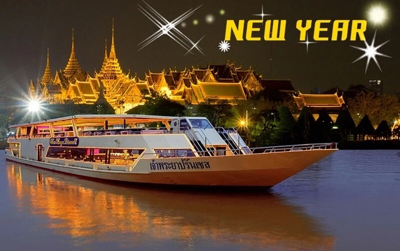 ปีใหม่ กรุงเทพ เรือเจ้าพระยาปริ้นเซส Program A  19.30-00.30 icon Siam pier 4